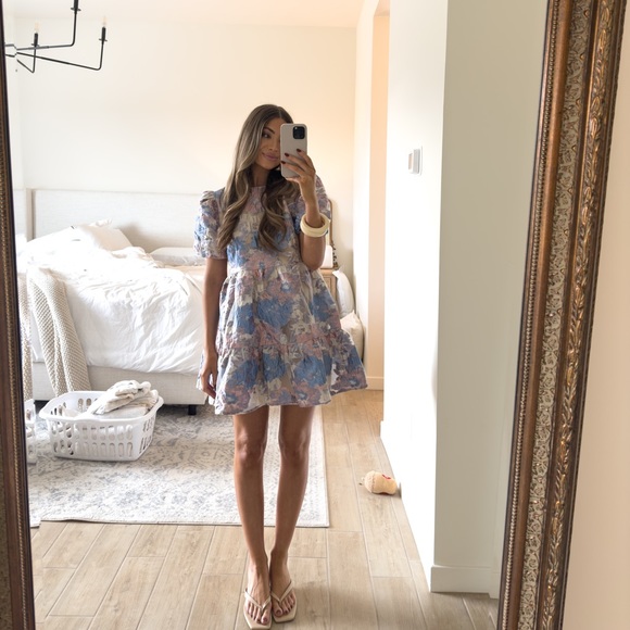Floral Mini Dress - Picture 1 of 4